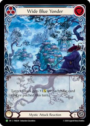 Wide Blue Yonder - FAB239 (FAB239) [Flesh and Blood: Promo Cards] Rainbow Foil - Deck Out Gaming