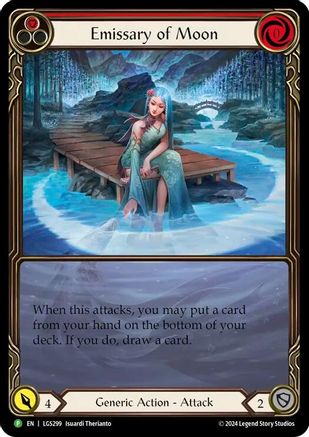Emissary of Moon - LGS299 (LGS299) [Flesh and Blood: Promo Cards] Rainbow Foil - Deck Out Gaming