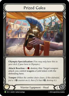 Prized Galea - LGS254 (LGS254) [Flesh and Blood: Promo Cards] Cold Foil - Deck Out Gaming