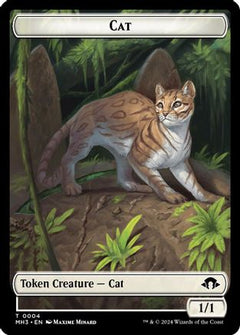 Cat // Energy Reserve Double-Sided Token (4) [Modern Horizons 3] - Deck Out Gaming