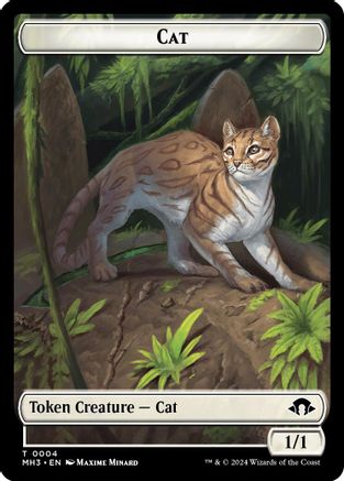 Cat // Energy Reserve Double-Sided Token (4) [Modern Horizons 3] - Deck Out Gaming