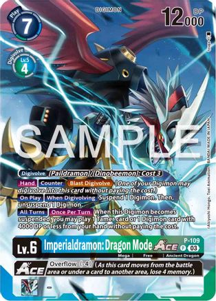 Imperialdramon: Dragon Mode ACE - P-109 (Digimon Adventure 02: The Beginning Set) (P-109) [Digimon Promotion Cards] Foil - Deck Out Gaming