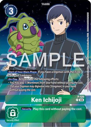 Ken Ichijoji - P-125 (Digimon Adventure 02: The Beginning Set) (P-125) [Digimon Promotion Cards] Foil - Deck Out Gaming