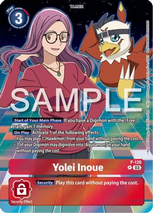 Yolei Inoue - P-126 (Digimon Adventure 02: The Beginning Set) (P-126) [Digimon Promotion Cards] Foil - Deck Out Gaming