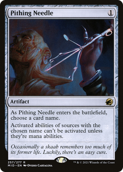 Pithing Needle (257) [Innistrad: Midnight Hunt] - Deck Out Gaming