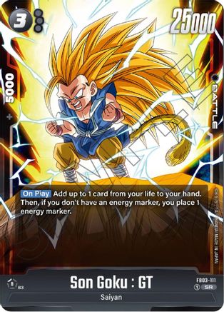 Son Goku : GT - FB03-111 (FB03-111) [Raging Roar] Foil - Deck Out Gaming