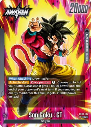 Son Goku : GT - FB03-104 (FB03-104) [Raging Roar] - Deck Out Gaming