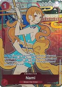 Nami (English Version 1st Anniversary Set) (OP01-016) [One Piece Promotion Cards] Foil - Deck Out Gaming