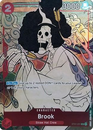 Brook (English Version 1st Anniversary Set) (ST01-011) [One Piece Promotion Cards] Foil - Deck Out Gaming