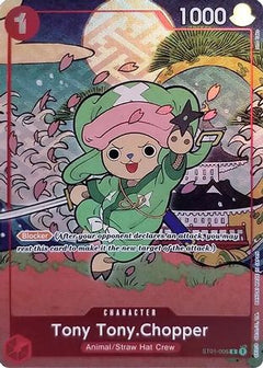 Tony Tony.Chopper (English Version 1st Anniversary Set) (ST01-006) [One Piece Promotion Cards] Foil - Deck Out Gaming
