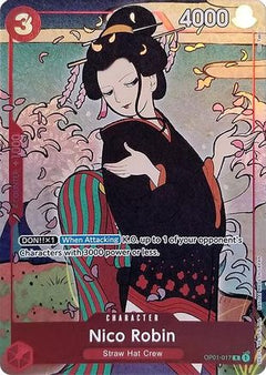 Nico Robin (English Version 1st Anniversary Set) (OP01-017) [One Piece Promotion Cards] Foil - Deck Out Gaming