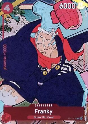 Franky (English Version 1st Anniversary Set) (ST01-010) [One Piece Promotion Cards] Foil - Deck Out Gaming