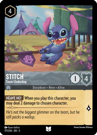 Stitch - Team Underdog (171/204) [Shimmering Skies] - Deck Out Gaming