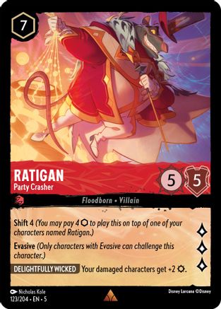 Ratigan - Party Crasher (123/204) [Shimmering Skies] - Deck Out Gaming