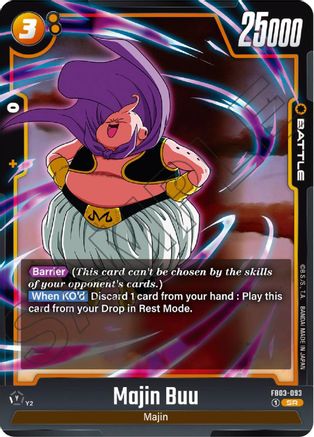 Majin Buu - FB03-093 (FB03-093) [Raging Roar] Foil - Deck Out Gaming