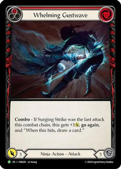 Whelming Gustwave (Red) - FAB249 (FAB249) [Flesh and Blood: Promo Cards] Rainbow Foil - Deck Out Gaming