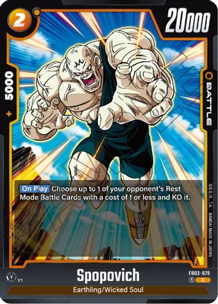 Spopovich (FB03-079) [Raging Roar] - Deck Out Gaming