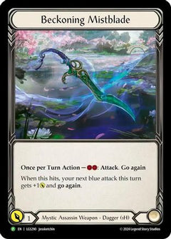 Beckoning Mistblade - LGS290 (LGS290) [Flesh and Blood: Promo Cards] Rainbow Foil - Deck Out Gaming