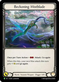 Beckoning Mistblade - LGS293 (LGS293) [Flesh and Blood: Promo Cards] Cold Foil - Deck Out Gaming