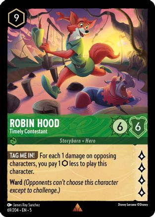 Robin Hood - Timely Contestant (69/204) [Shimmering Skies] - Deck Out Gaming