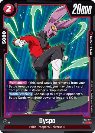 Dyspo - FB03-014 (FB03-014) [Raging Roar] Foil - Deck Out Gaming