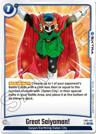 Great Saiyaman! (FB03-051) [Raging Roar] - Deck Out Gaming