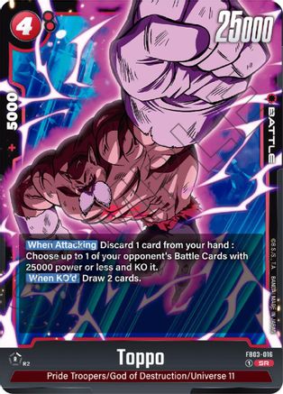 Toppo - FB03-016 (FB03-016) [Raging Roar] Foil - Deck Out Gaming