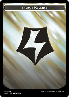 Energy Reserve (Ripple Foil) // Servo Double-Sided Token (36) [Modern Horizons 3] foil - Deck Out Gaming