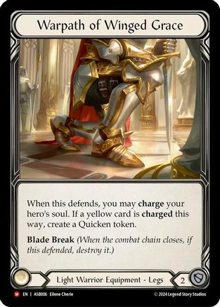 Warpath of Winged Grace (ASB006) [Armory Deck: Boltyn] Rainbow Foil - Deck Out Gaming