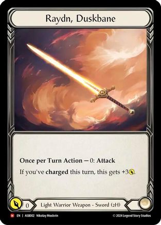 Raydn, Duskbane (ASB002) [Armory Deck: Boltyn] - Deck Out Gaming
