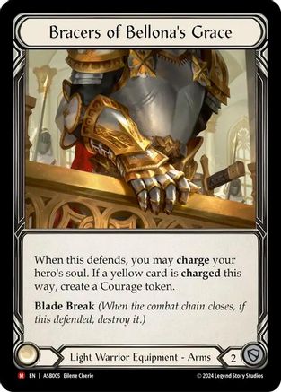 Bracers of Bellona's Grace (ASB005) [Armory Deck: Boltyn] Rainbow Foil - Deck Out Gaming