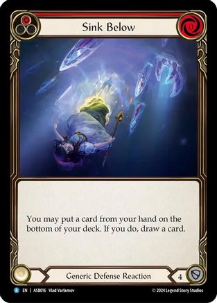 Sink Below (Red) (ASB016) [Armory Deck: Boltyn] - Deck Out Gaming