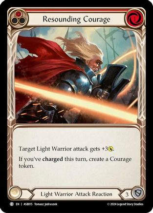Resounding Courage (Red) (ASB015) [Armory Deck: Boltyn] - Deck Out Gaming