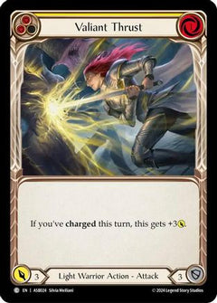 Valiant Thrust (Yellow) (ASB024) [Armory Deck: Boltyn] - Deck Out Gaming