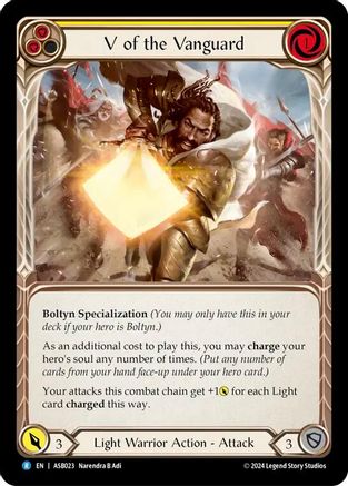 V of the Vanguard (ASB023) [Armory Deck: Boltyn] - Deck Out Gaming