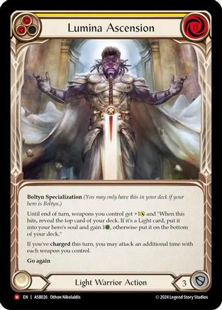 Lumina Ascension (ASB026) [Armory Deck: Boltyn] - Deck Out Gaming