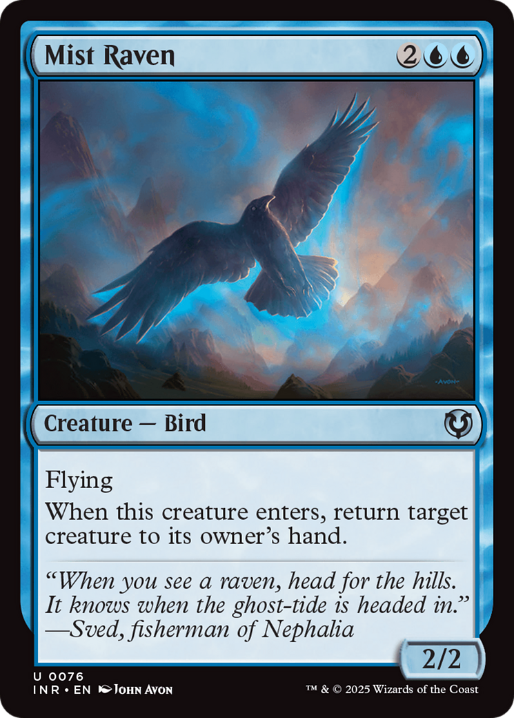 Mist Raven (76) [Innistrad Remastered] foil - Deck Out Gaming