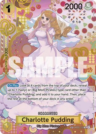 Charlotte Pudding (SP) (OP03-112) [Two Legends] Foil - Deck Out Gaming