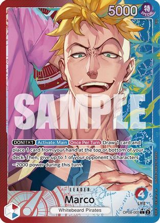 Marco (Parallel) (OP08-002) [Two Legends] Foil - Deck Out Gaming