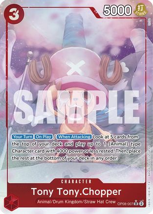 Tony Tony.Chopper (0070) (Parallel) (OP08-007) [Two Legends] Foil - Deck Out Gaming