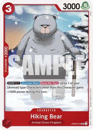 Hiking Bear (OP08-010) [Two Legends] - Deck Out Gaming