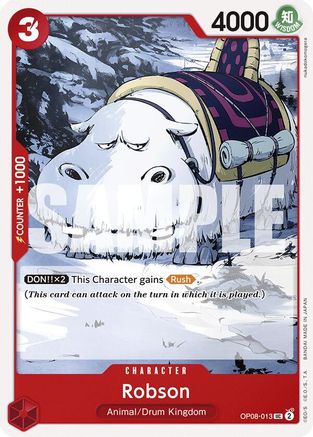 Robson (OP08-013) [Two Legends] - Deck Out Gaming