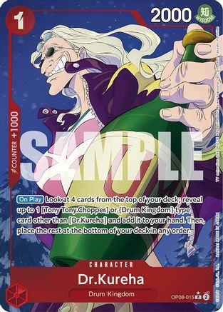 Dr.Kureha (Parallel) (OP08-015) [Two Legends] Foil - Deck Out Gaming