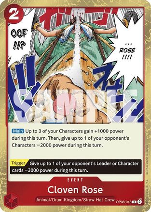 Cloven Rose (OP08-018) [Two Legends] Foil - Deck Out Gaming