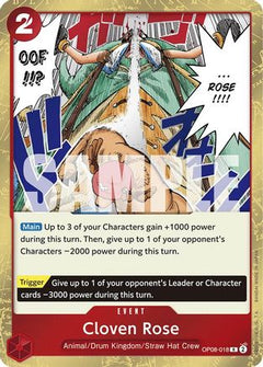 Cloven Rose (OP08-018) [Two Legends] Foil - Deck Out Gaming