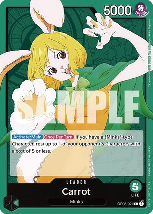 Carrot (021) (OP08-021) [Two Legends] - Deck Out Gaming