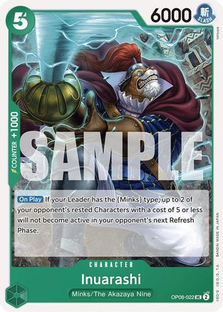 Inuarashi (OP08-022) [Two Legends] - Deck Out Gaming