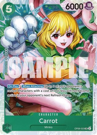 Carrot (023) (OP08-023) [Two Legends] Foil - Deck Out Gaming