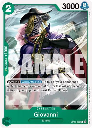 Giovanni (OP08-026) [Two Legends] - Deck Out Gaming