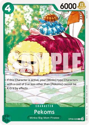 Pekoms (OP08-029) [Two Legends] - Deck Out Gaming